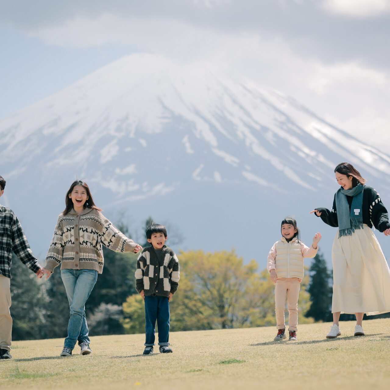 日本旅拍|東京旅拍|親子寫真|兒童寫真 櫻花 富士山 河口湖