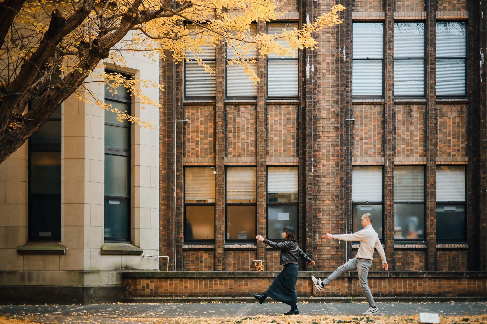 日本旅拍｜東京大學｜情侶寫真｜銀杏
