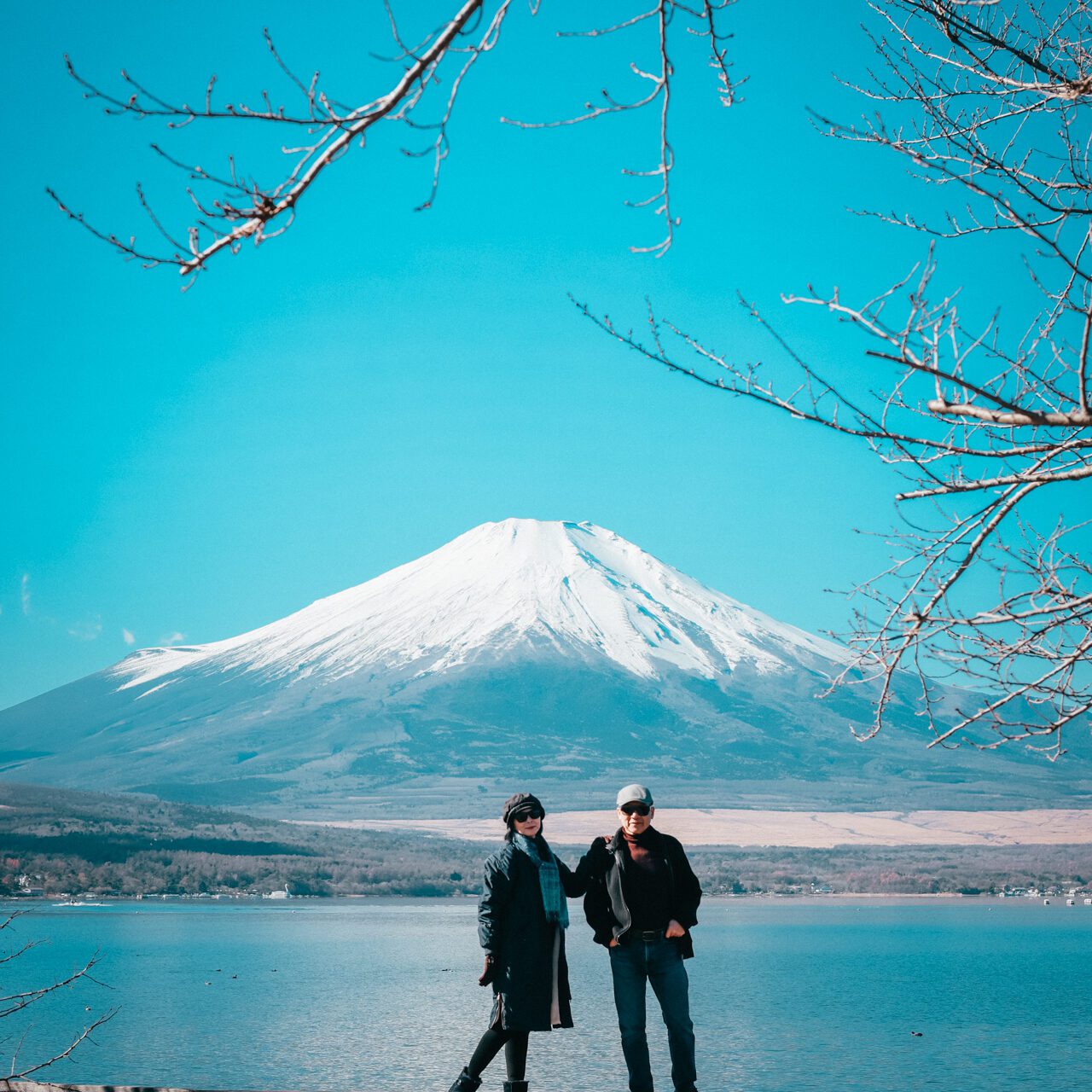 秋。家庭旅行紀錄｜銀髮族旅拍｜河口湖｜山中湖
